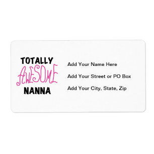 Pink Totally Awesome Nanna T-shirts and Gifts