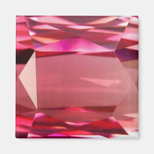Pink Tourmaline 4 Magnet (Front)