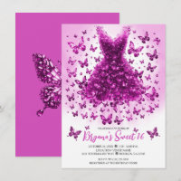 Pink Tourmaline Butterfly Dress October Birthstone