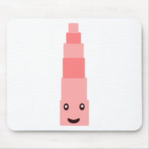 Pink Tower Montessori Mouse Pad
