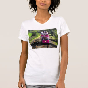 Pink Tram at passsing place T-Shirt