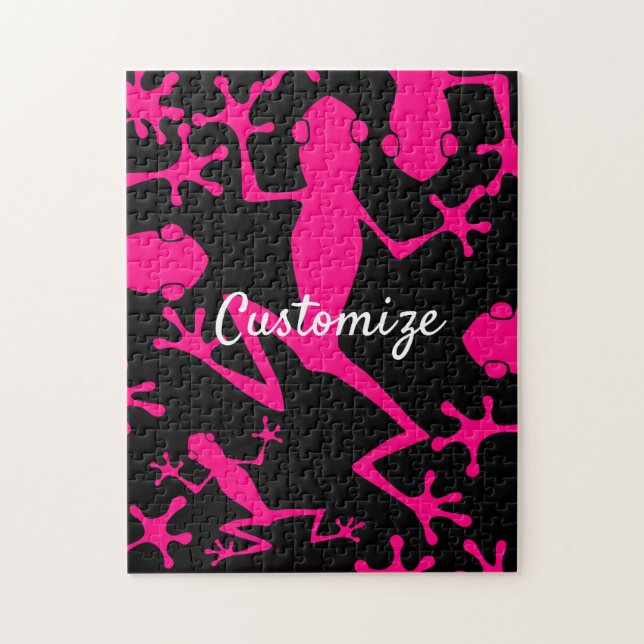 Pink Tree Frog Thunder_Cove  Jigsaw Puzzle (Vertical)