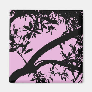 Pink Tree Magnet