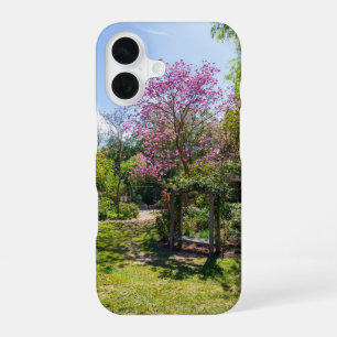 Pink Trees in the garden at Descanso Gardens iPhone 16 Case