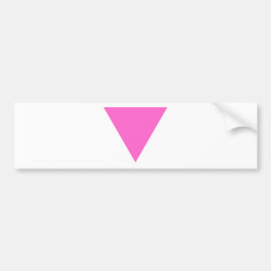 Pink Triangle Bumper Sticker