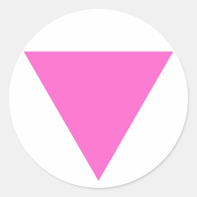 Pink Triangle Stickers (Front)