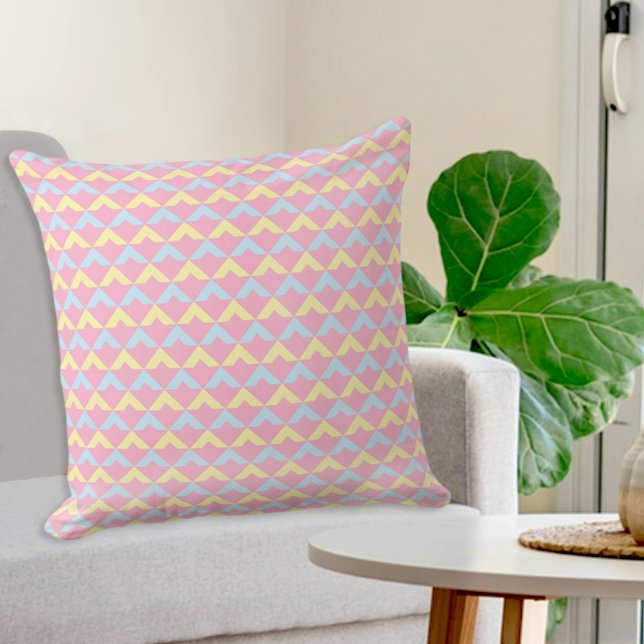 Pink Triangles Pillow (Creator Uploaded)