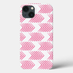 Pink Tribal Arrow Pattern iPhone 13 Case
