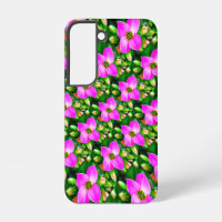 Pink Tropical Flowers Pattern