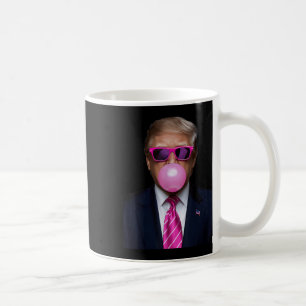 Pink Trump Bubble Gum Gift 2024 Vote President Fun Coffee Mug