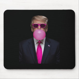 Pink Trump Bubble Gum Shirt 2024 Vote President Fu Mouse Pad