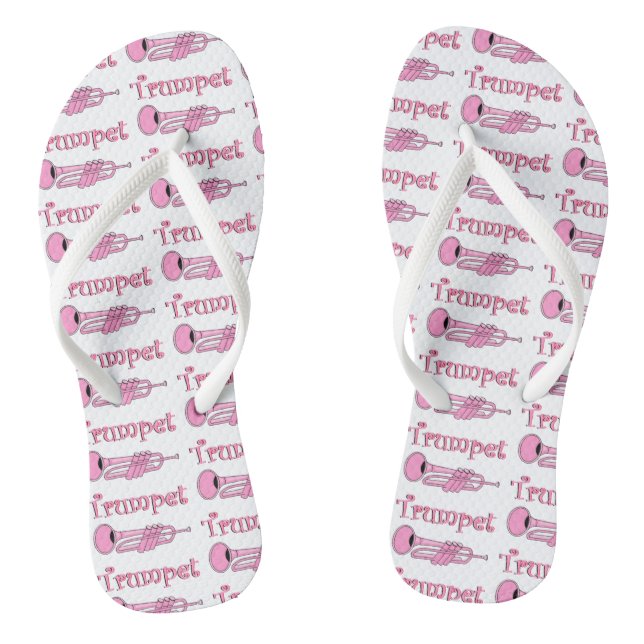 Pink Trumpet Jandals (Footbed)