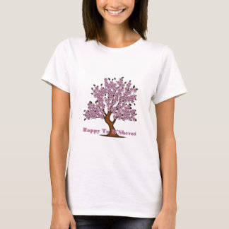 Pink Tu B'Shevat Flower Tree T-Shirt