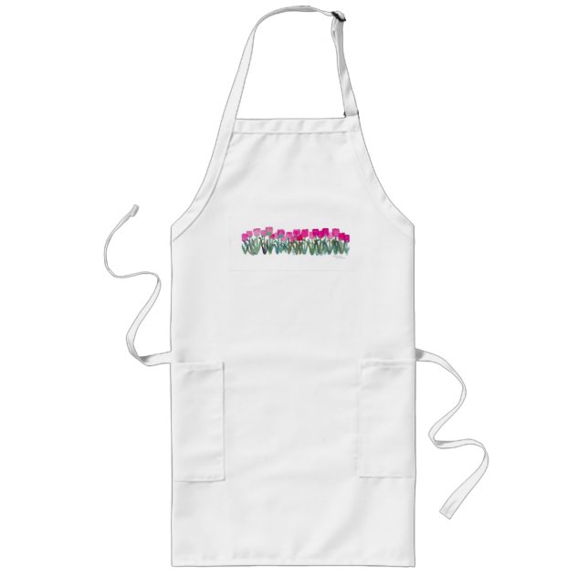 Pink Tulip Apron (Front)