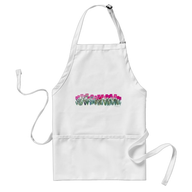 Pink Tulip Apron (Front)