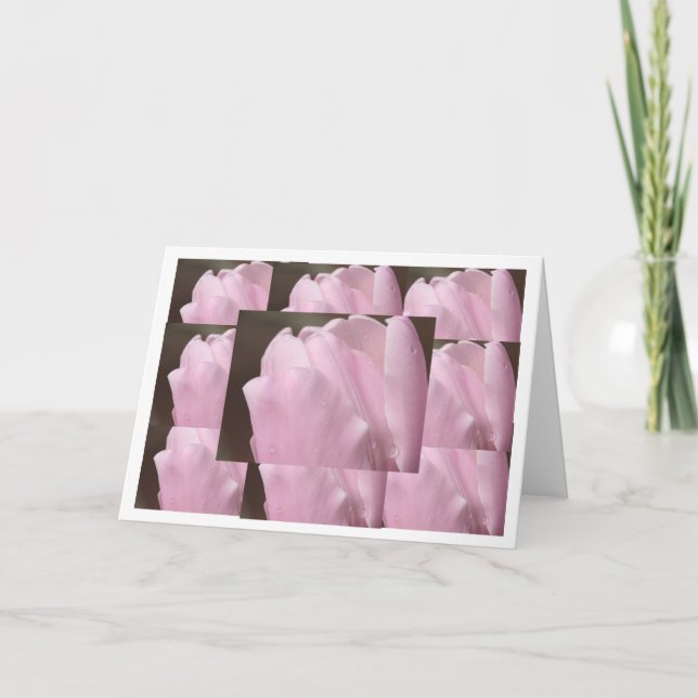 Pink Tulip Card (Front)
