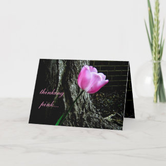 Pink Tulip Card