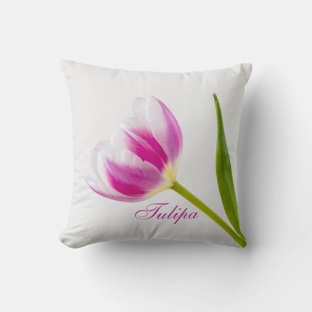 Pink Tulip  Cushion (Front)