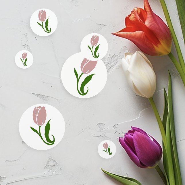 Pink Tulip Floral Confetti (Creator Uploaded)