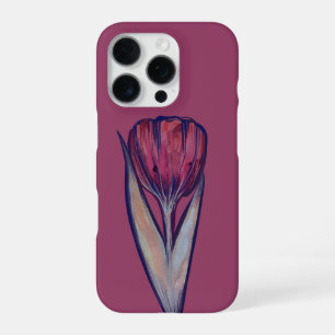 Pink Tulip Gentle Bloom of Spring iPhone 16 Pro Case
