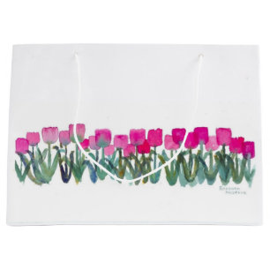 Pink Tulip Gift Bag