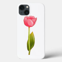 Pink Tulip – Glossy Aesthetic Flower Art
