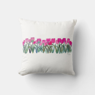 Pink Tulip Grove Cushion