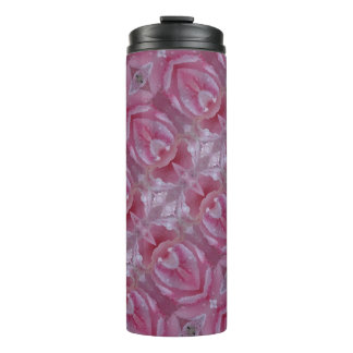Pink Tulip Ikat 6 Thermal Tumbler