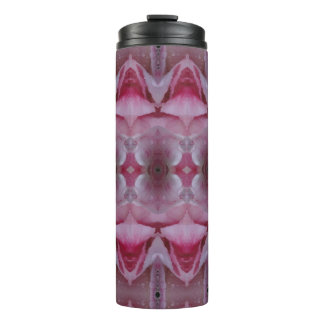 Pink Tulip Ikat Also  Thermal Tumbler