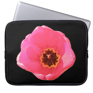 Pink Tulip Laptop Bag