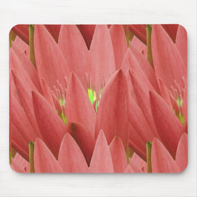 Pink Tulip Mouse Pad (Front)