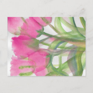Pink Tulip Postcard