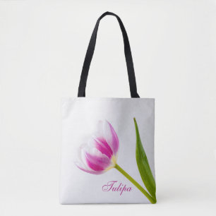 Pink Tulip  Tote Bag