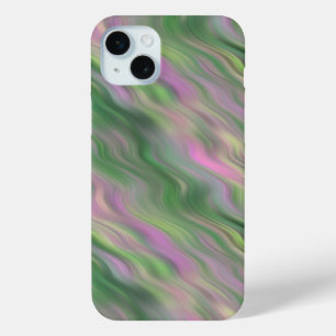 Pink Tulip Wavy Texture iPhone 15 Mini Case
