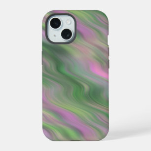 Pink Tulip Wavy Texture iPhone 15 Case