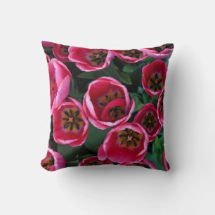 Pink tulips beauty    cushion
