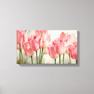 Pink Tulips Canvas Print