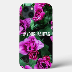 Pink tulips iPhone 13 case