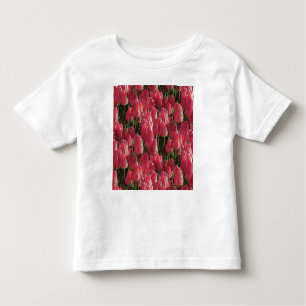 Pink Tulips Floral Toddler T-Shirt