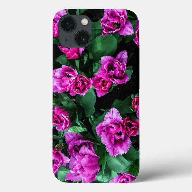 Pink tulips flowers Case-Mate iPhone case (Back)