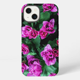 Pink tulips flowers iPhone 13 case