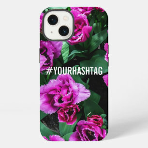 Pink tulips iPhone 13 case