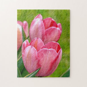 Pink Tulips Jigsaw Puzzle