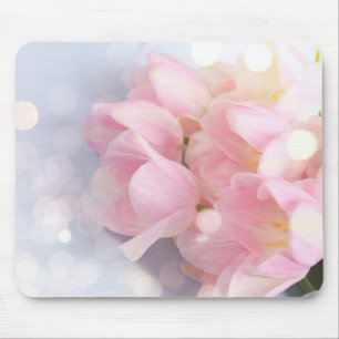 Pink Tulips Mouse Pad