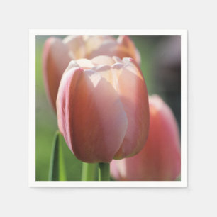 Pink Tulips Napkin