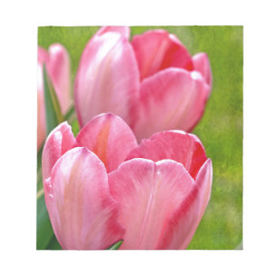 Pink Tulips Notepad