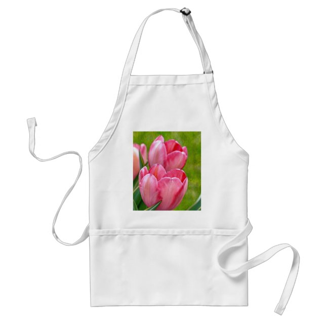 Pink Tulips Standard Apron (Front)