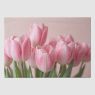  pink tulips  tissue paper