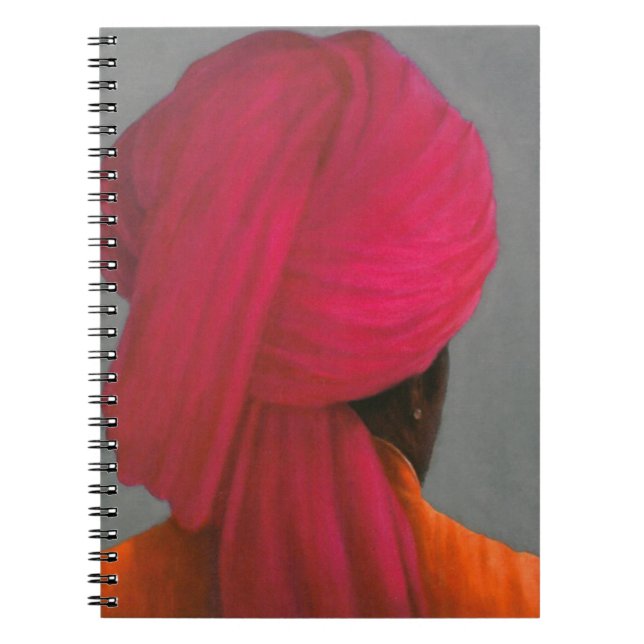 Pink Turban Notebook (Front)