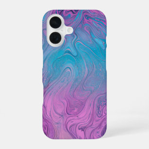 Pink & Turquoise Marble Art Phone Case